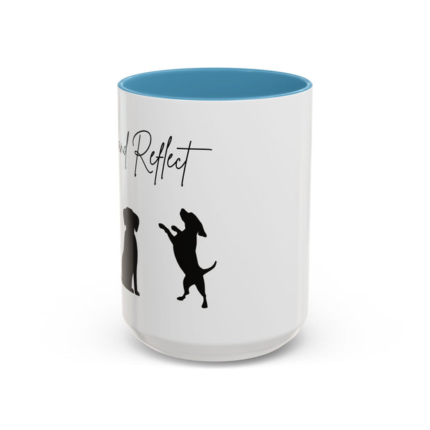 'Paws and Reflect' Dogs Accent Coffee Mug