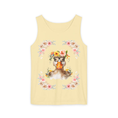 Geeky Goddess Duck Unisex Tank Top