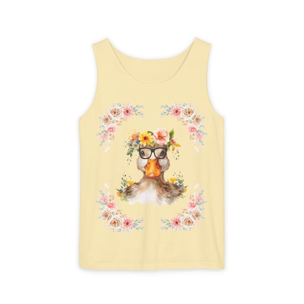 Geeky Goddess Duck Unisex Tank Top