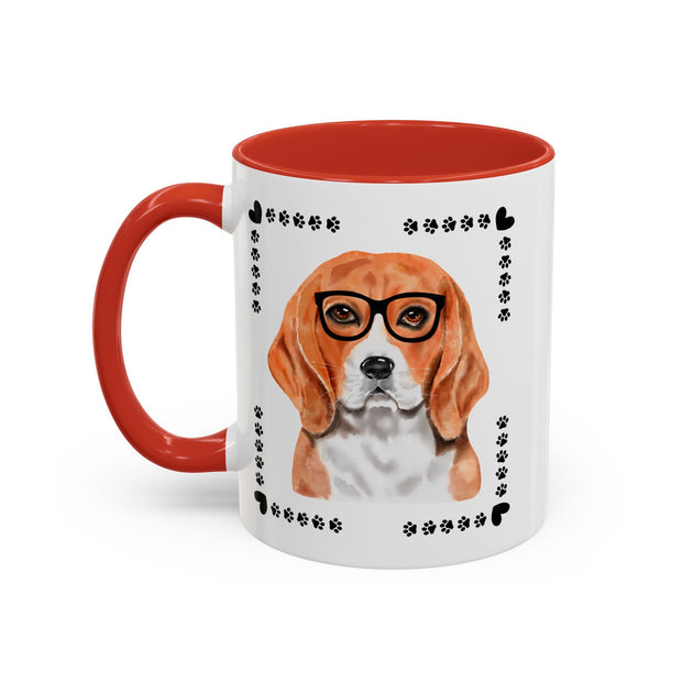 Geeky Good Beagle Accent Coffee Mug