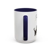 'Paws and Reflect' Cats Accent Coffee Mug