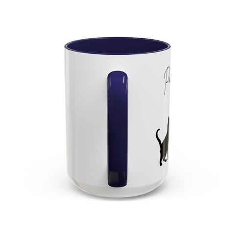 'Paws and Reflect' Cats Accent Coffee Mug