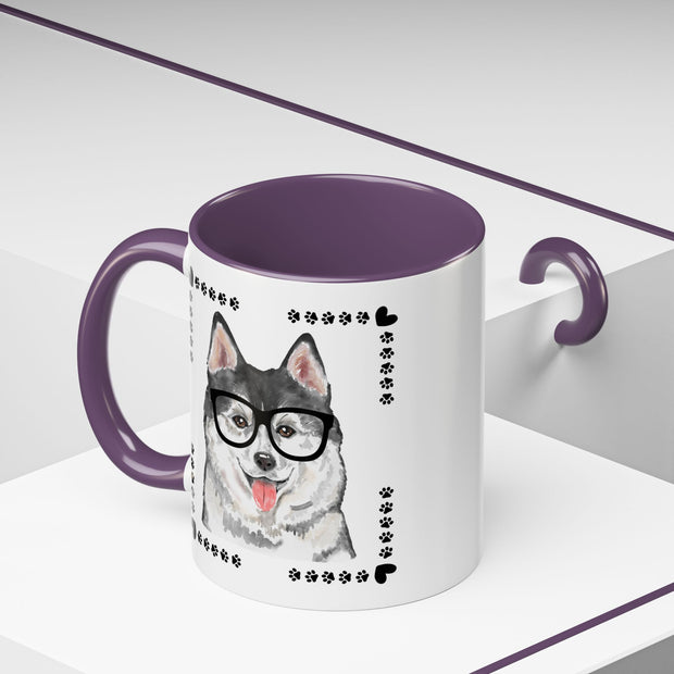 Geeky Good Siberian Husky Accent Coffee Mug