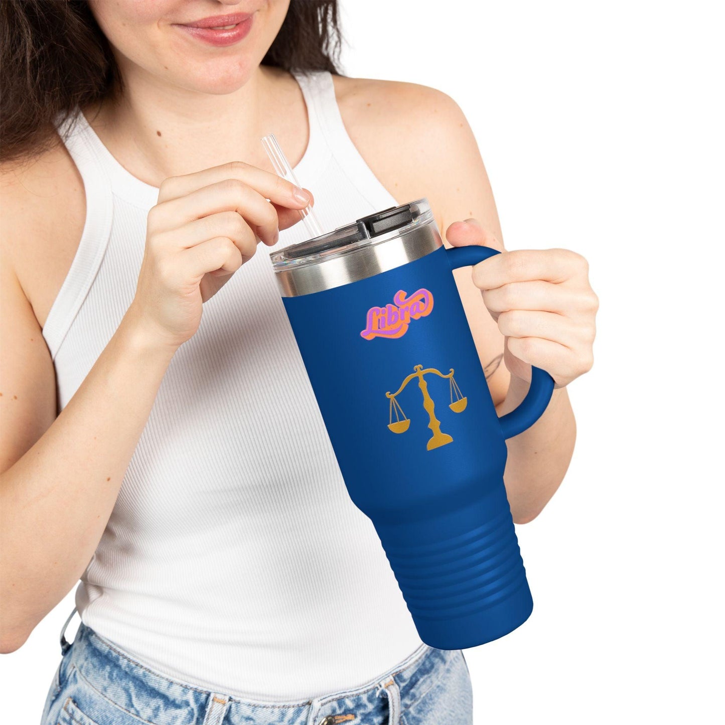 'Libra' Insulated Travel Mug, 40z.