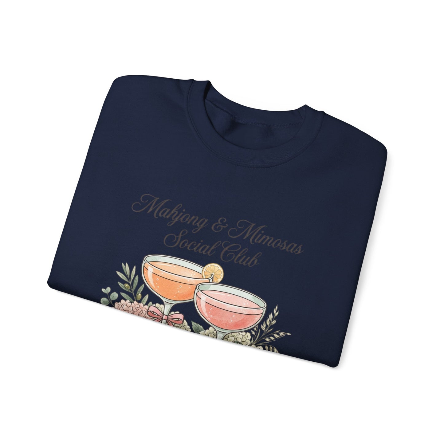 Mahjong & Mimosas Sweatshirt, Mahjong Club Crewneck, Brunch Girl Pullover