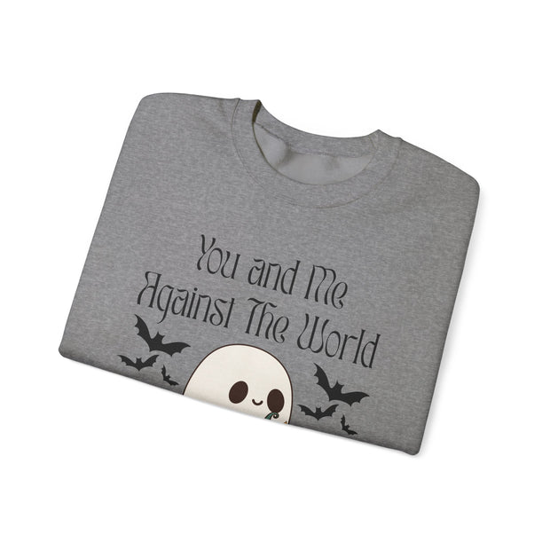 'You and Me Against The World' Unisex Crewneck Sweatshirt