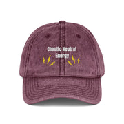 'Chaotic Neutral Energy' Vintage Embroidered Cap