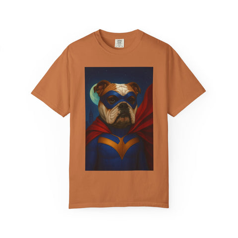 Superhero English Bulldog Unisex T-shirt