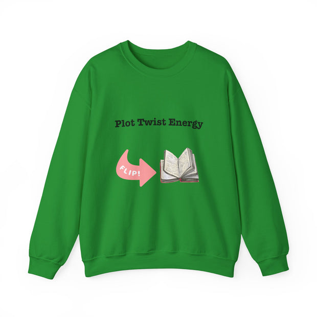 'Plot Twist Energy' Unisex Crewneck Sweatshirt