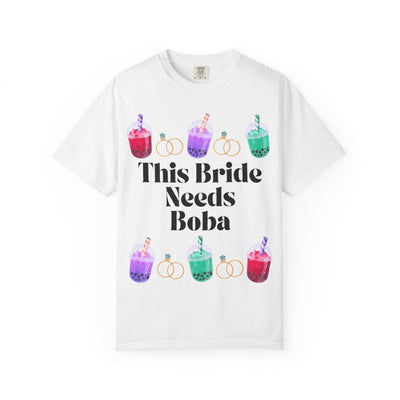 'The Bride Needs Boba' Unisex T-Shirt