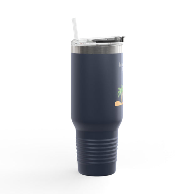 'Leveling Up My Tan' Insulated Travel Mug, 40oz