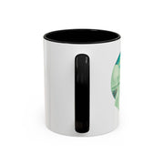 Green Planet Wrapped In A Bow Accent Coffee Mug