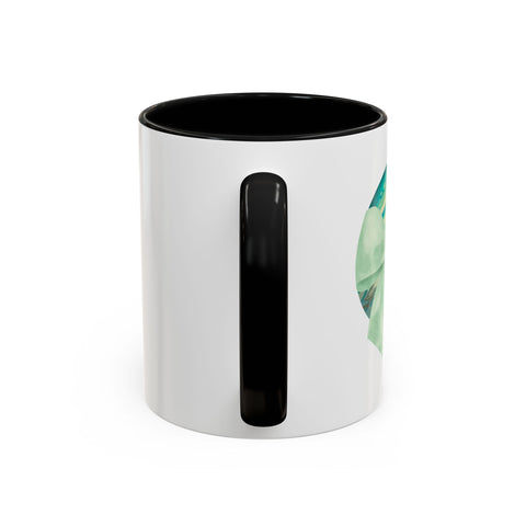 Green Planet Wrapped In A Bow Accent Coffee Mug