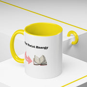 'Plot Twist Energy' Accent Coffee Mug