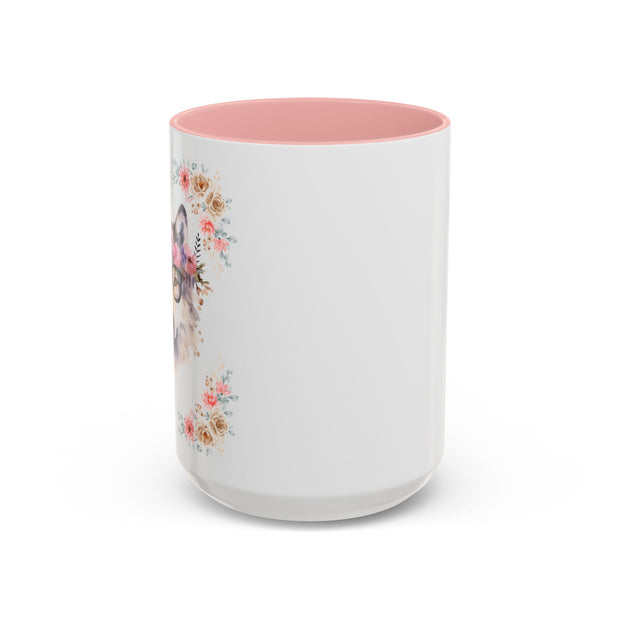 Geeky Goddess Wolf Accent Coffee Mug