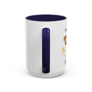 'Side Quest Queen' Accent Coffee Mug
