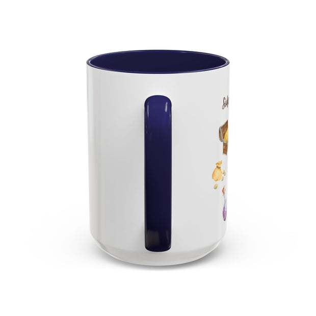'Side Quest Queen' Accent Coffee Mug