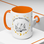 'Just One More Chapter' Accent Coffee Mug