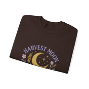 Harvest Moon Society Crewneck Sweatshirt, Cozy Autumn Sweatshirt, Unisex Fall Apparel, Moon Phase Gift, Seasonal Fashion