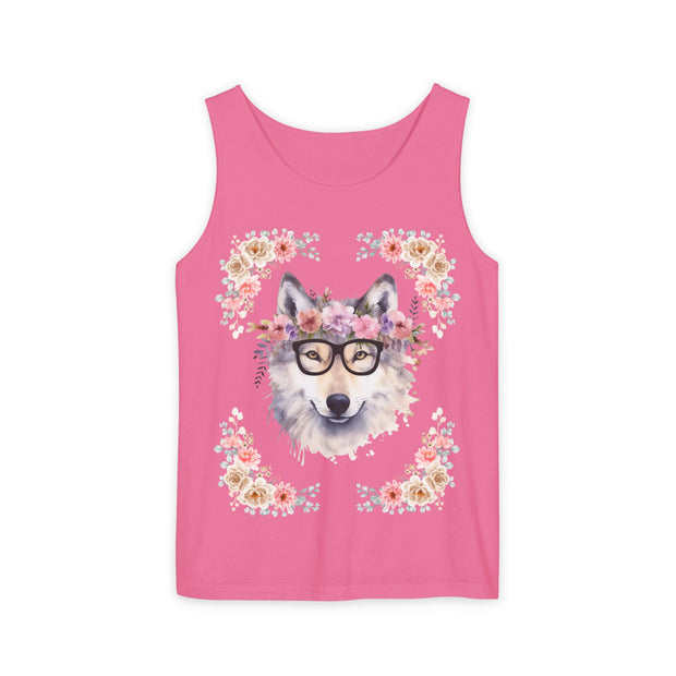 Geeky Goddess Wolf Unisex Tank Top