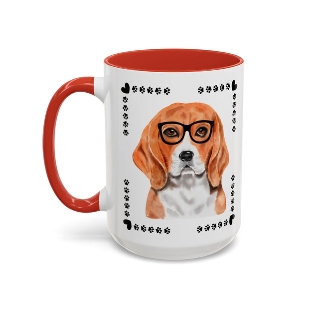 Geeky Good Beagle Accent Coffee Mug
