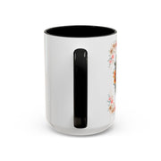 Geeky Goddess Gray Cat Accent Coffee Mug