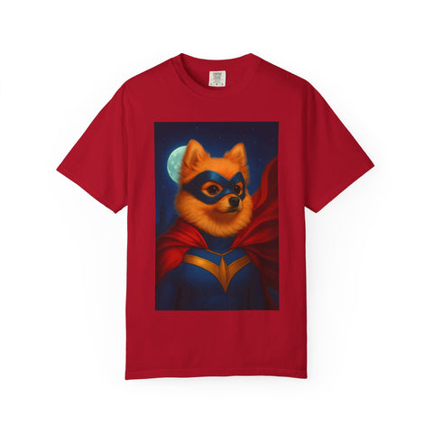 Superhero Pomeranian Unisex T-shirt