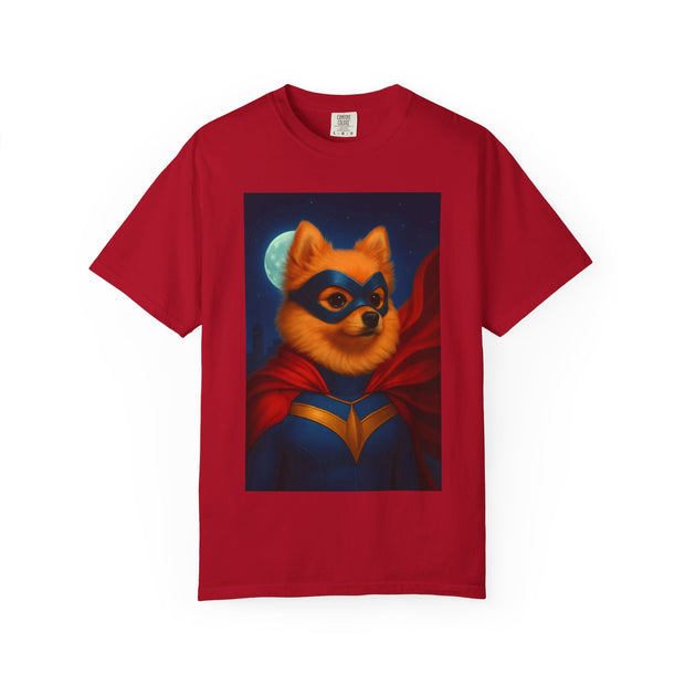 Superhero Pomeranian Unisex T-shirt