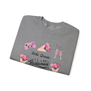 'Side Quest: Bridesmaid Duties' Unisex Crewneck Sweatshirt