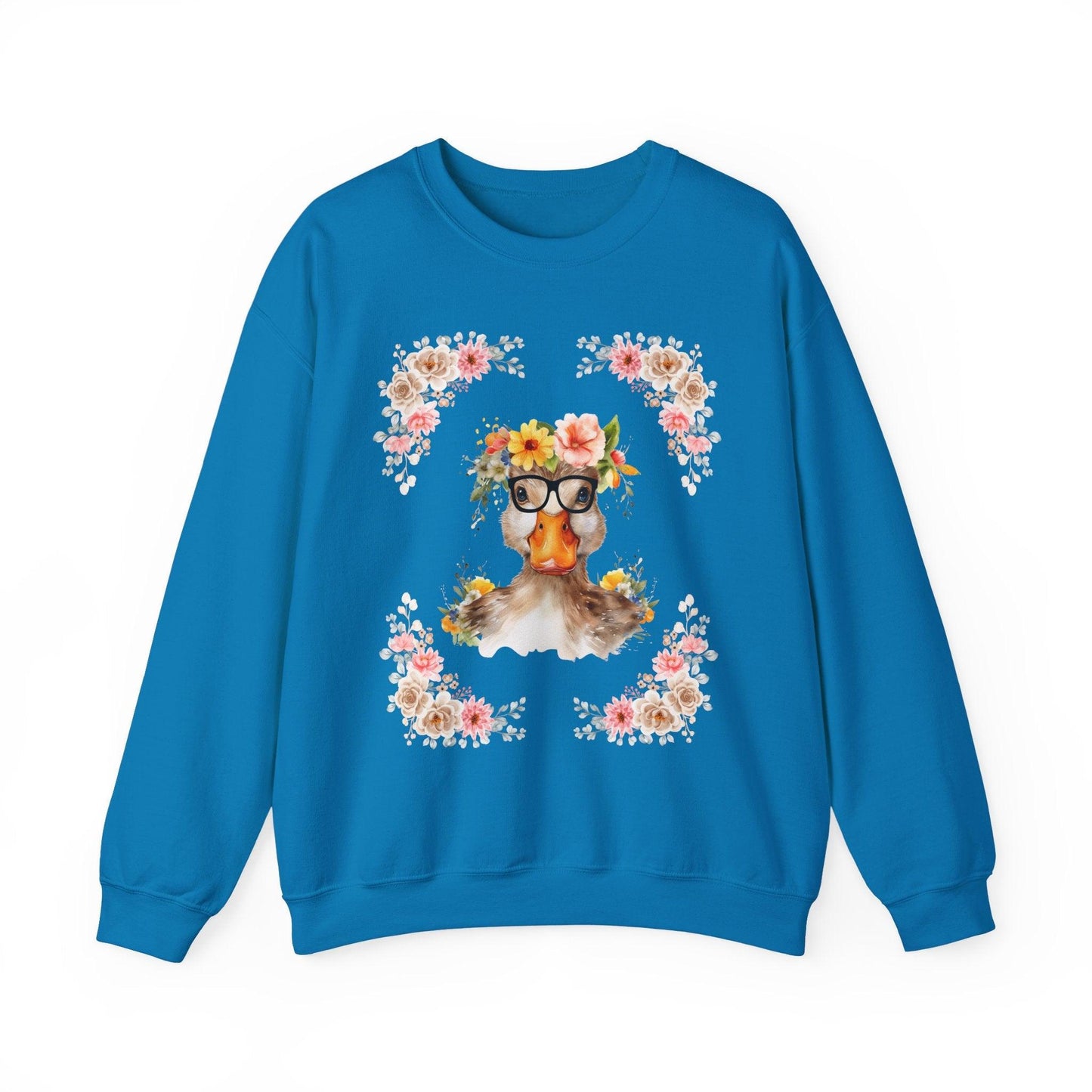 Geeky Goddess Duck Unisex Crewneck Sweatshirt