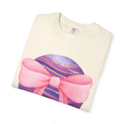 Pink/Purple Planet Wrapped In A Bow Unisex T-Shirt