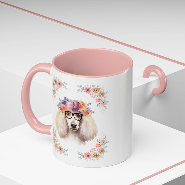 Geeky Goddess French Poodle Accent Coffee Mug