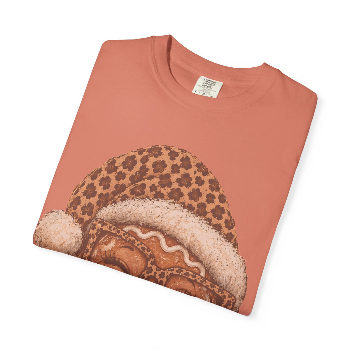 Gingerbread Christmas Shirt, Leopard Gingerbread Tee, Cute Christmas T-Shirt, Retro Holiday Shirt, Gingerbread Lover Gift for Her