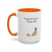 'Espawresso Yourself' Golden Retriever Accent Coffee Mug