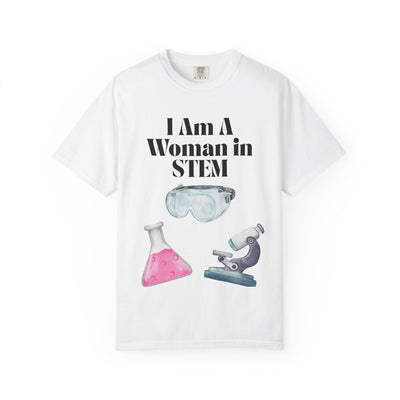 'I Am A Woman In STEM' Scientist Unisex T-shirt