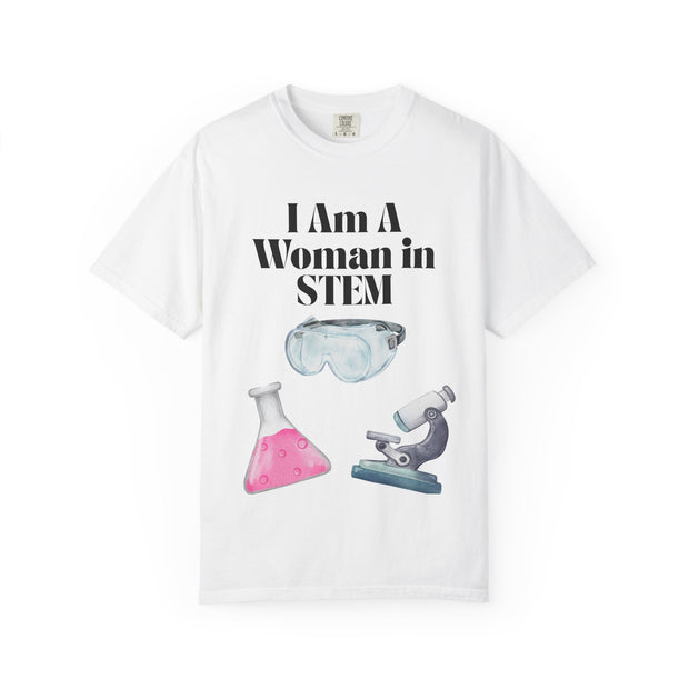 'I Am A Woman In STEM' Scientist Unisex T-shirt