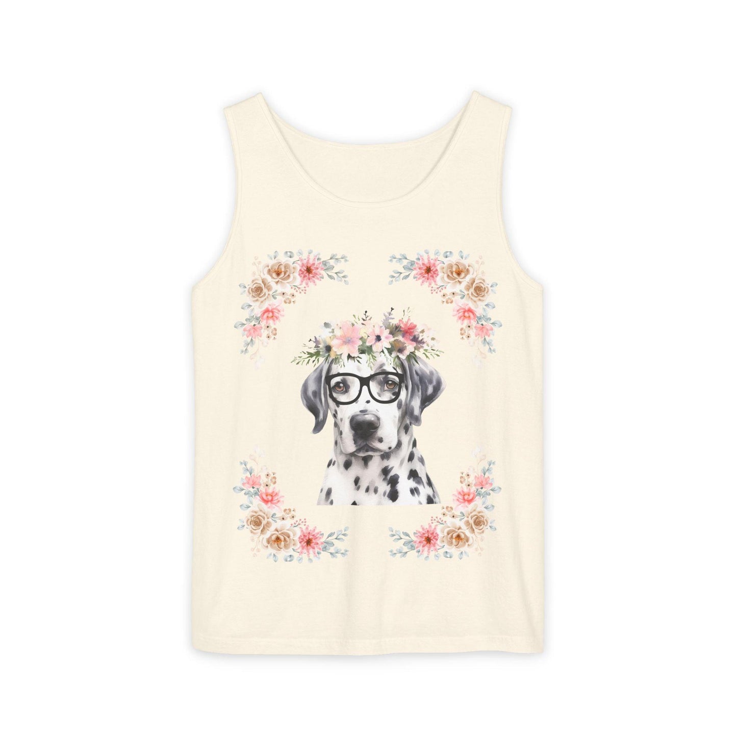 Geeky Goddess Dalmatian Unisex Tank Top