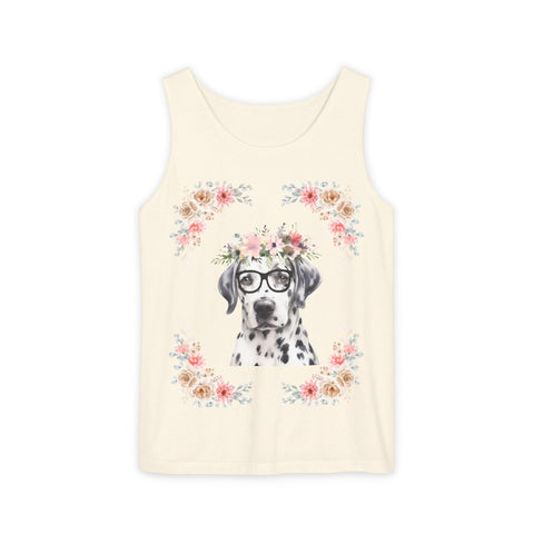 Geeky Goddess Dalmatian Unisex Tank Top