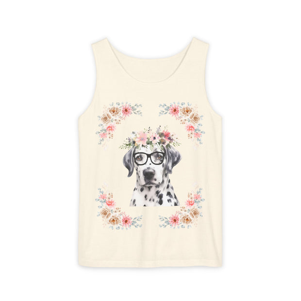 Geeky Goddess Dalmatian Unisex Tank Top