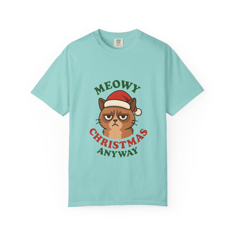 'Meowy Christmas Anyway' Unisex T-Shirt