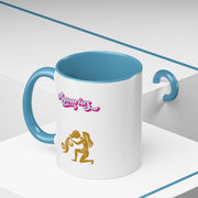 'Aquarius' Zodiac Accent Coffee Mug