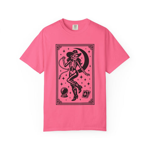 Cowgirl Skeleton Tarot Card Unisex T-Shirt