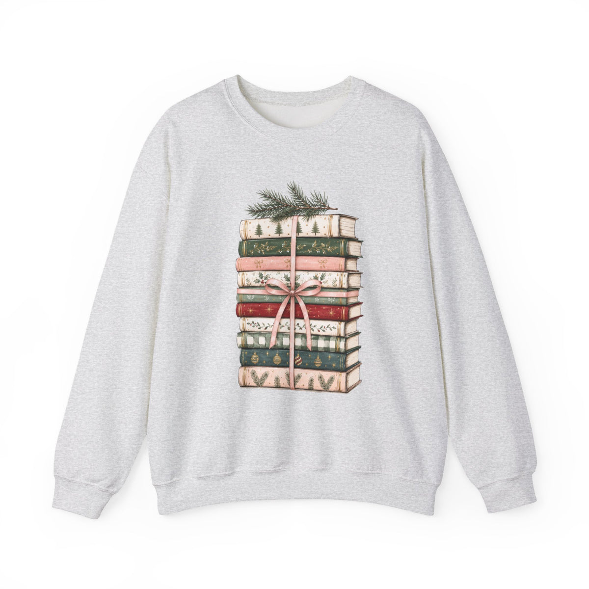 Bookish Christmas Sweatshirt, Christmas Book Lover Crewneck, Cozy Reader Sweater, BookTok Holiday Shirt, Reader Christmas Gift