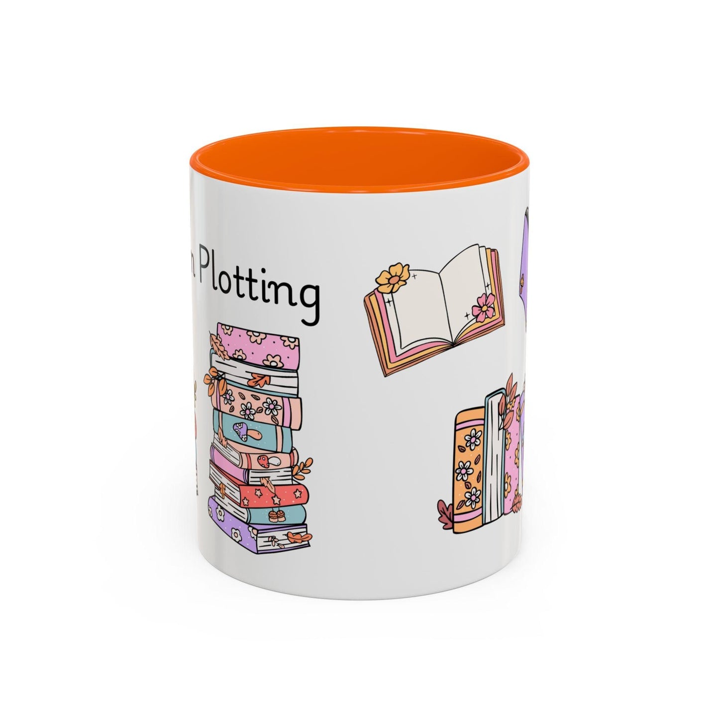 'Shhh...I'm Plotting' Accent Coffee Mug