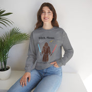 'Witch, Please. Too Much Magical To Handle.' Unisex Crewneck Sweatshirt