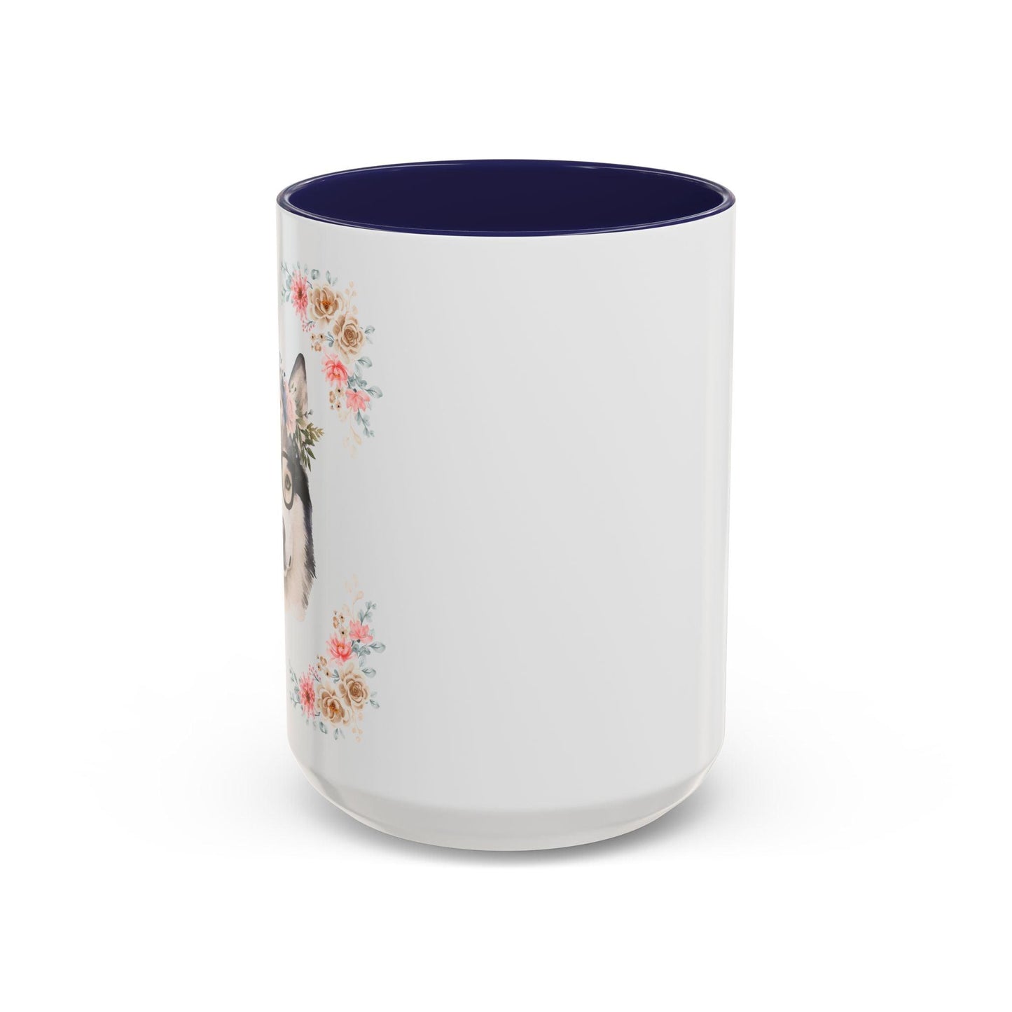 Geeky Goddess Siberian Husky Accent Coffee Mug