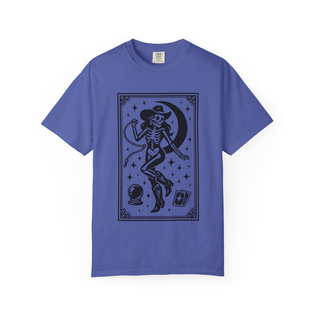 Cowgirl Skeleton Tarot Card Unisex T-Shirt