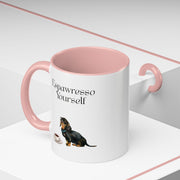 'Espawresso Yourself' Dachshund Accent Coffee Mug