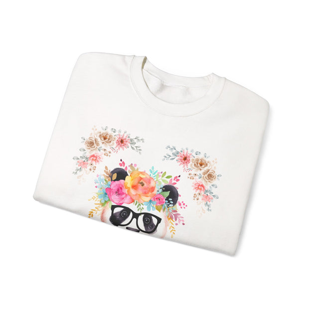 Geeky Goddess Panda Unisex Crewneck Sweatshirt