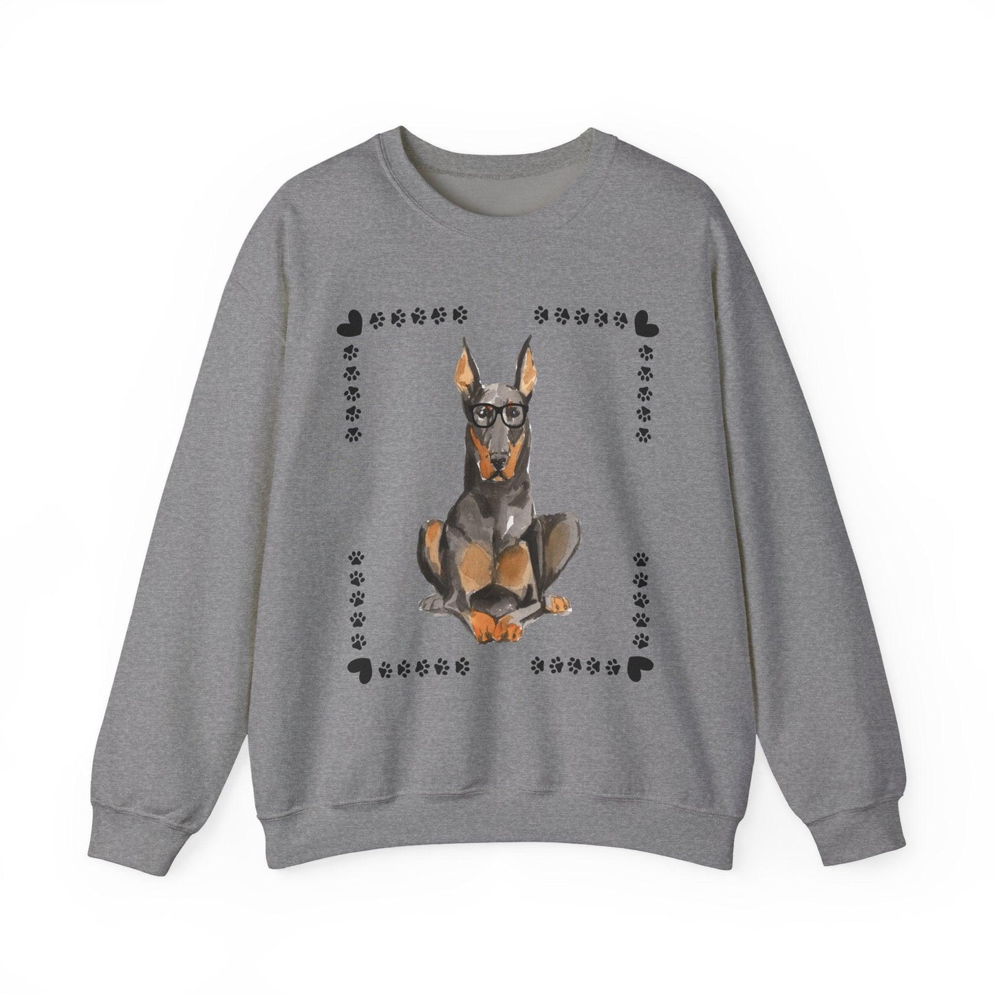 Geeky Good Doberman Unisex Crewneck Sweatshirt